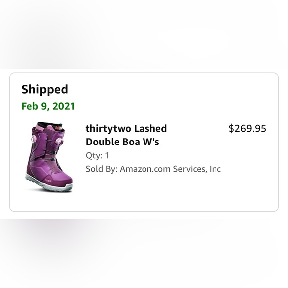 ThirtyTwo Women's Double Boa Purple Snowboard Boots - Picture 6 of 6